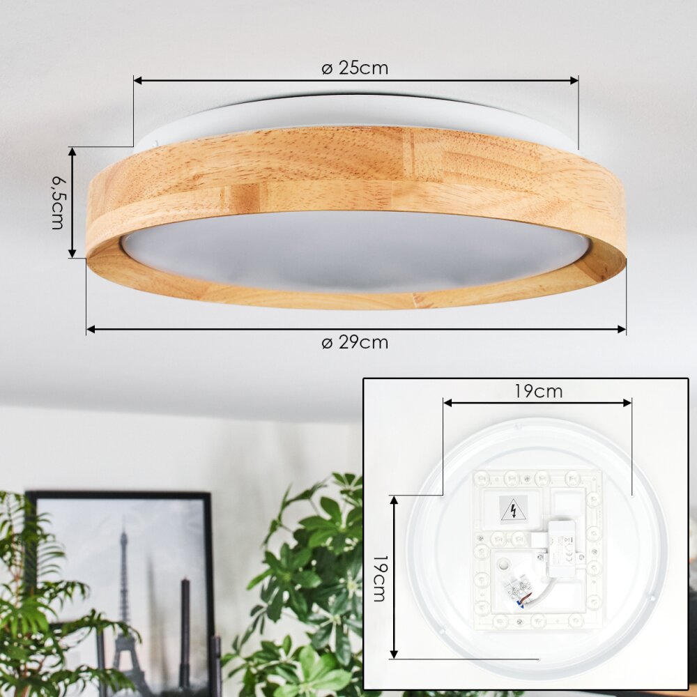 Sofo LED Ceiling Light 1-Light Source Warm White 11.4in